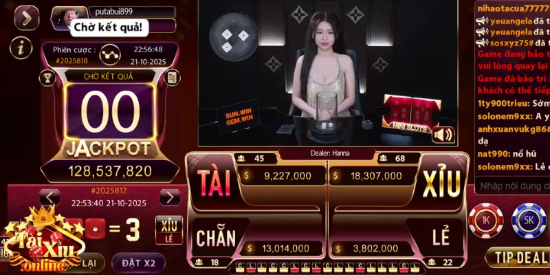 Luật chơi game tài xỉu